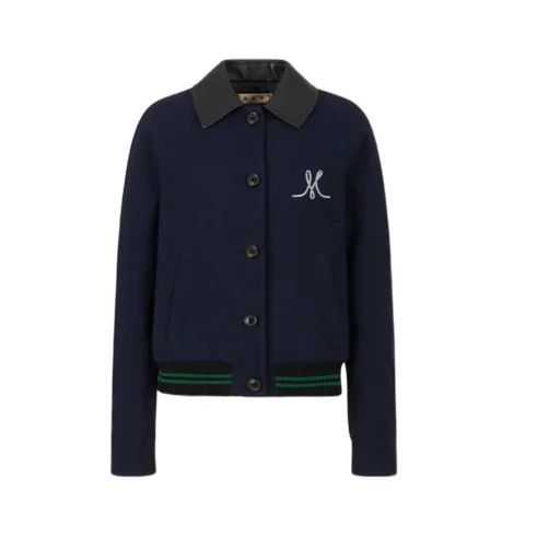 Marni Button-Up Bomber Jacket