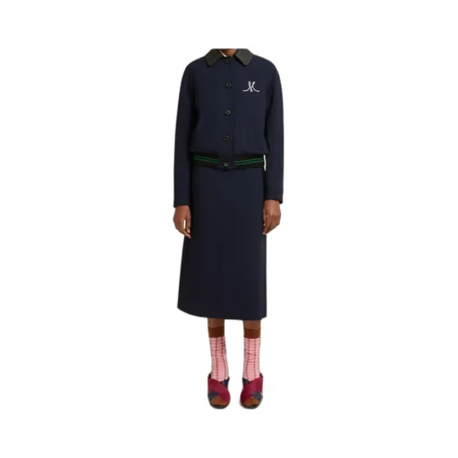 Marni Button-Up Bomber Jacket