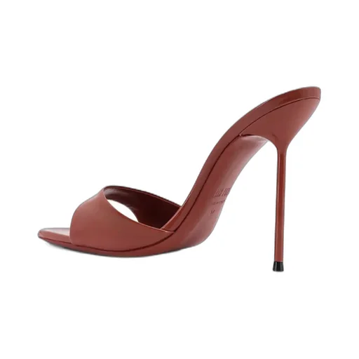 Round-Toe High-Heeled Sandals