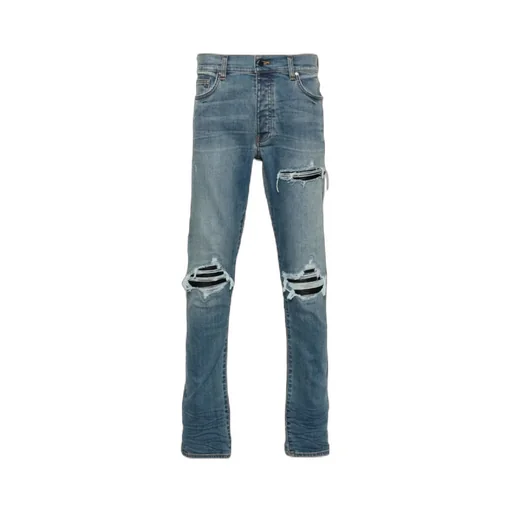 Broken Copper Design Jeans
