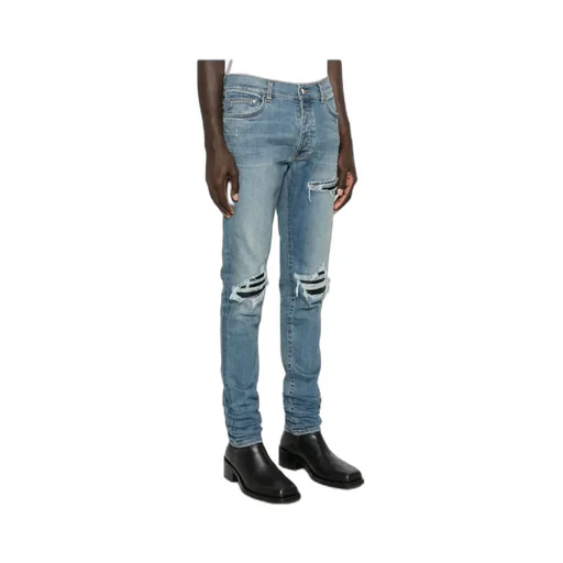 Broken Copper Design Jeans