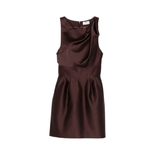 Draped Sleeveless Mini Dress