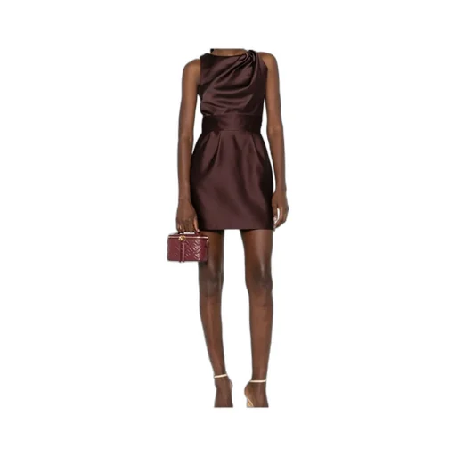 Draped Sleeveless Mini Dress