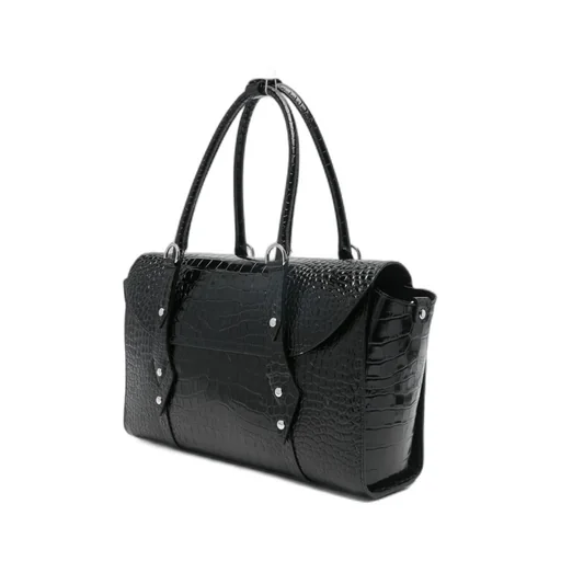 Vivienne Westwood Textured Flap Shoulder Bag