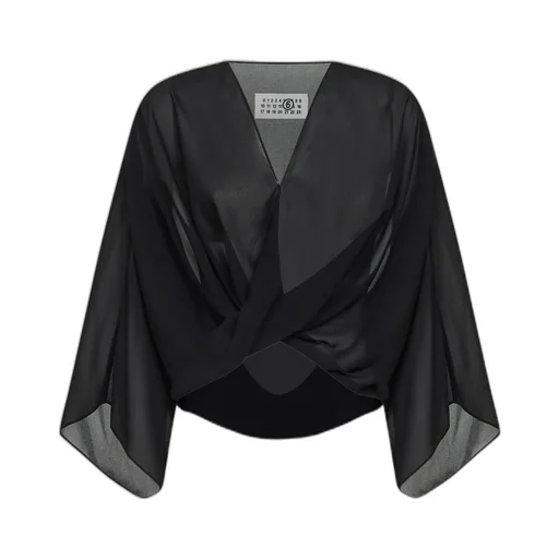 Mm6 Maison Margiela V-Neck Blouse