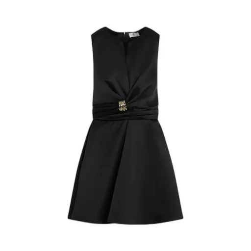 Elisabetta Franchi Duchess Satin Dress