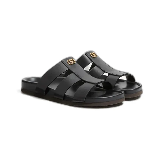 Studshield Slide Sandal In Calfskin