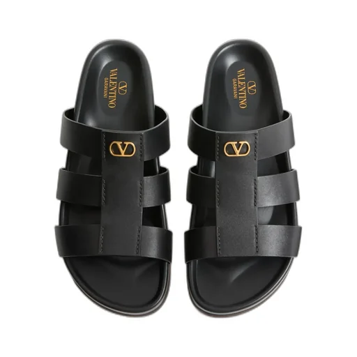 Studshield Slide Sandal In Calfskin