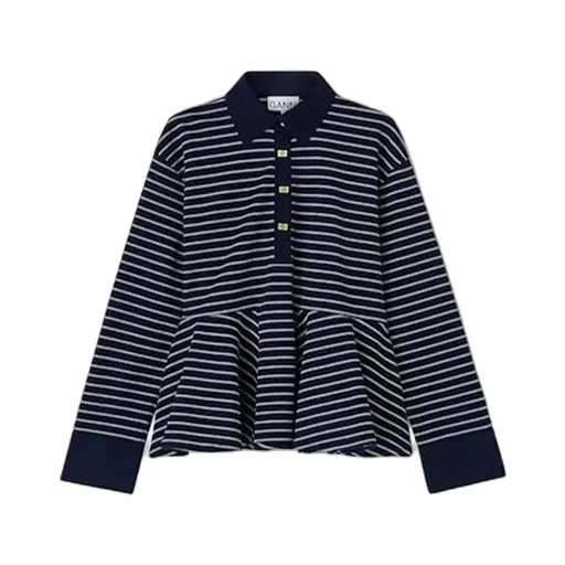 Long-Sleeved Polo Shirt