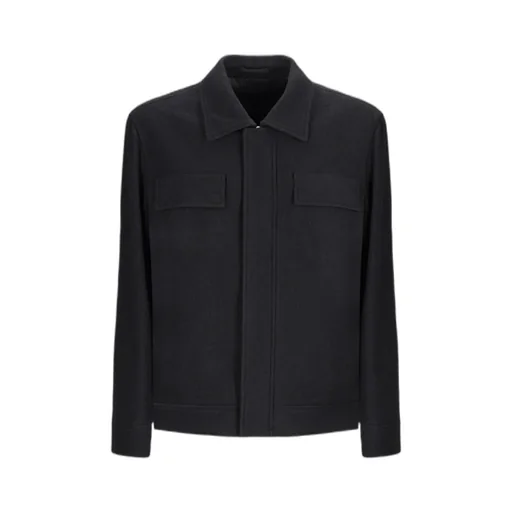 Long-Sleeved Shirt-Style Jacket