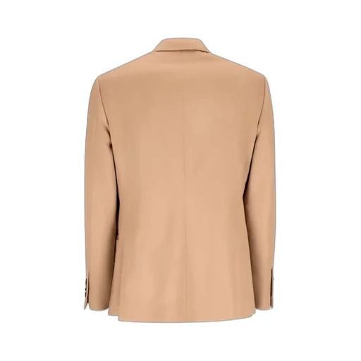 Double-Breasted Peak-Lapel Jacket