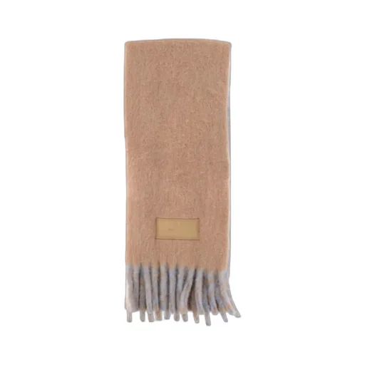 Ami Paris Fringed Scarf