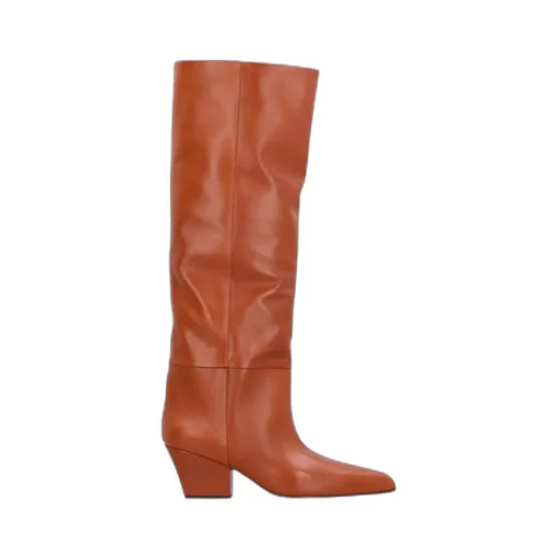 60Mm Jane Leather Knee-High Boots