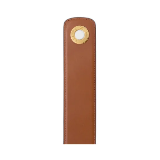Large 50Mm Celine Disc Belt In Supple Natural Calfskin