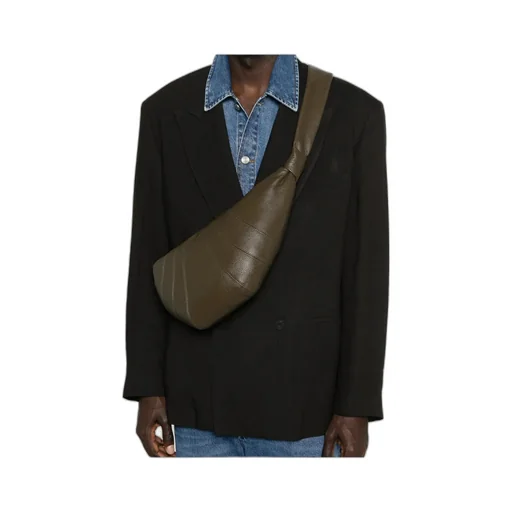 Medium Croissant Knot-Detail Shoulder Bag