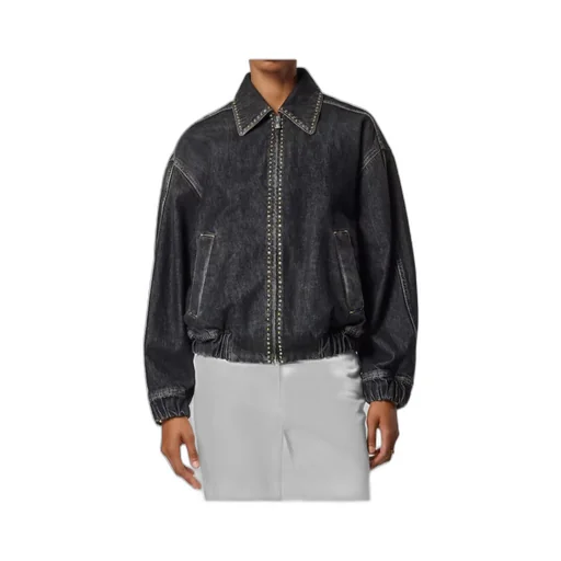 Versace Embellished Denim Blouson