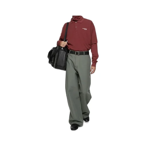 Acne Studios Washed Logo Polo Shirt