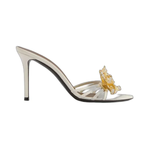 Giuseppe Zanotti Orchid Crystal 90 Mules