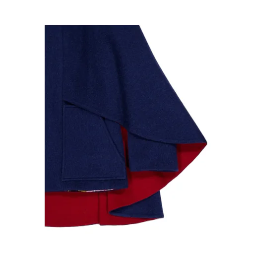 Double-Layered Cape Coat