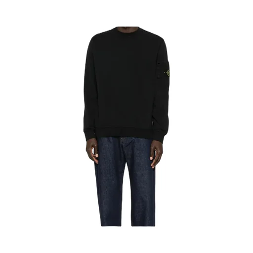 Stone Island Compass Patch Crewneck Sweatshirt