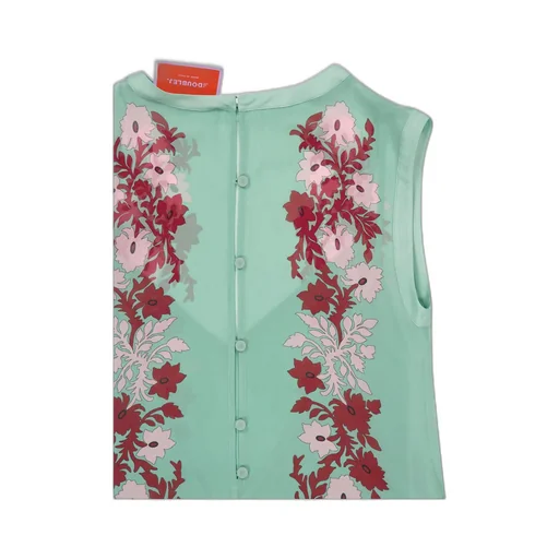 Floral Silk Midi Dress