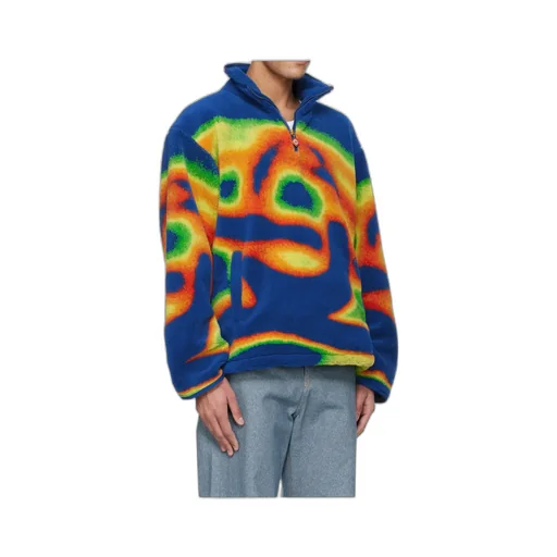 Half-Zip Long-Sleeved Casual Jacket