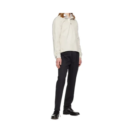 High-Waisted Casual Pants