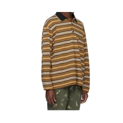Plastron Striped Polo Shirt