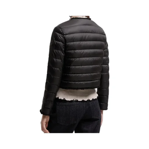 Fleurs Bouclé-Trimmed Short Down Jacket