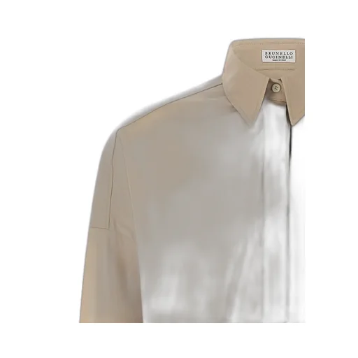 Brunello Cucinelli Monili Detailed Long-Sleeved Shirt
