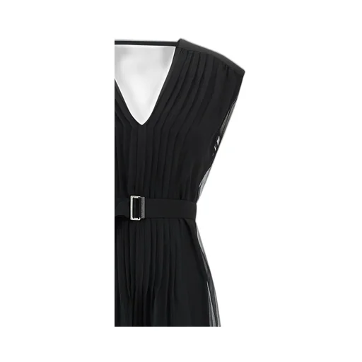 Brunello Cucinelli V-Neck Sleeveless Dress