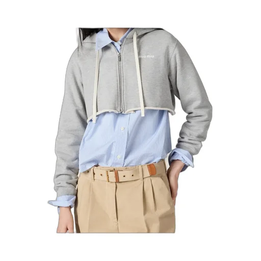 Cropped Hoodie Jacket