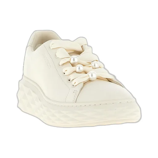 Diamond Light Maxi Leather Sneakers
