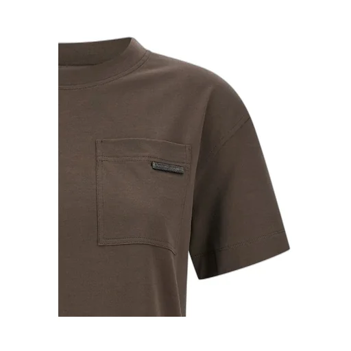 Brunello Cucinelli Monili Detailed Crewneck T-Shirt
