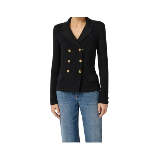 Knit Jacket With Jewel Buttons