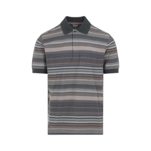 Paul Smith Striped Short Sleeve Polo Shirt
