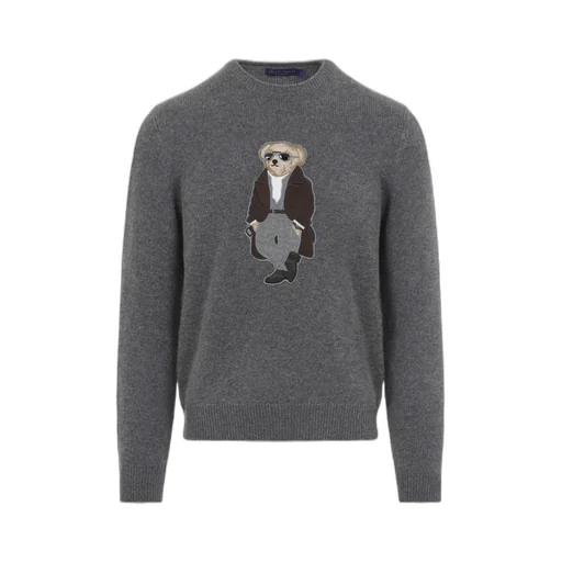 Ralph Lauren Bear Intarsia Knitted Sweater