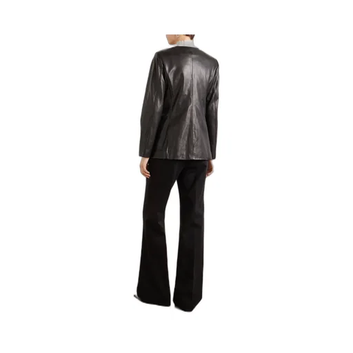 Maud Paneled Leather Jacket