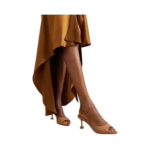 Bisous 65 Leather High-Heeled Sandals