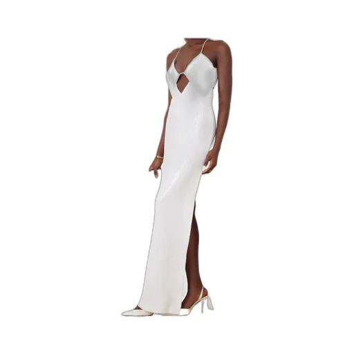Kite Long Dress With Openwork Sequins