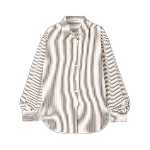 Peri Striped Lyocell-Blend Twill Shirt