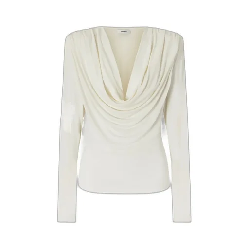 Wardrobe.Nyc Evening Cowl Neck Draped Blouse