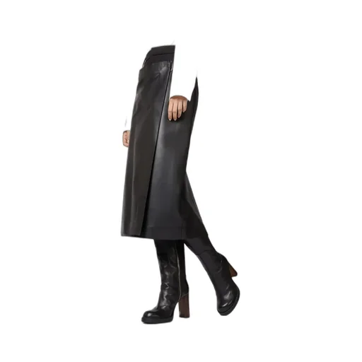 Round-Toe High-Heeled Boots
