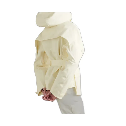Hooded Belted Ski Casual Jacket