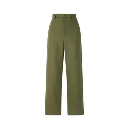 Casual Pants With Belt Loops