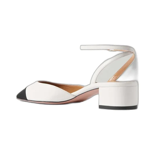 Square-Headed High-Heeled Sandals