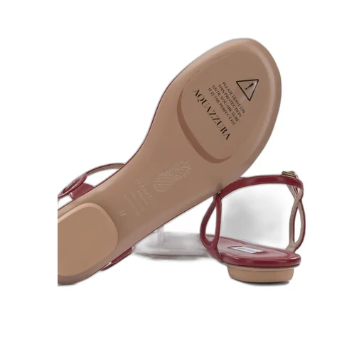 Aquazzura Buckle Detailed Open Toe Sandals