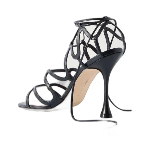 Round Toe High Heel Sandals