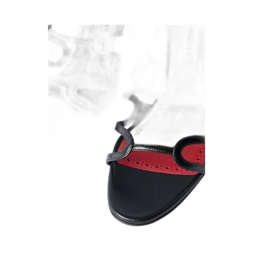Round Toe High Heel Sandals
