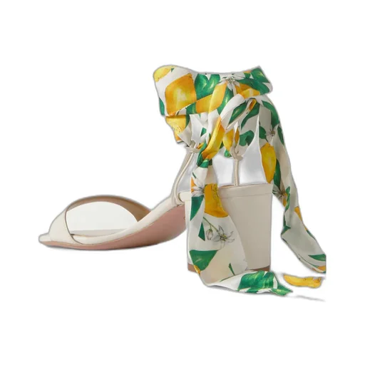 Round-Headed High-Heeled Sandals